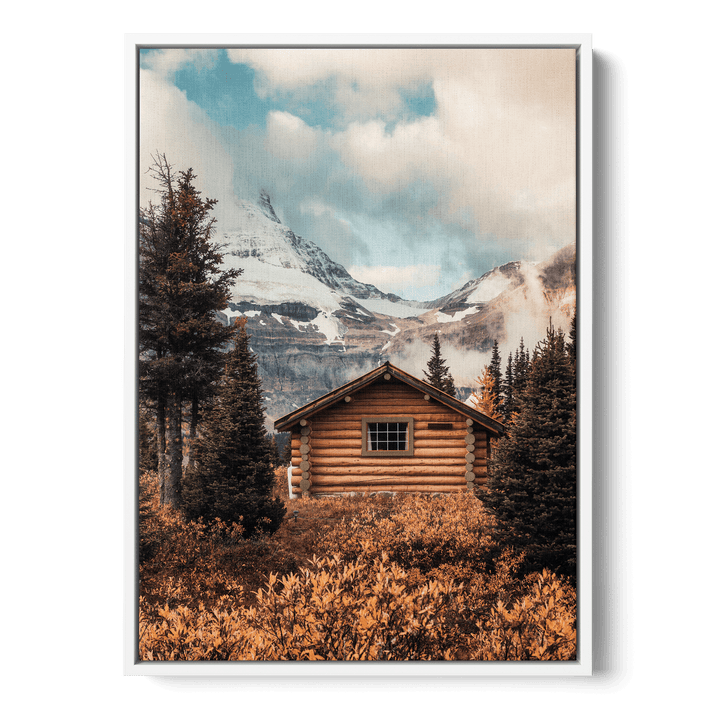 Wooden House In Nature Canvas