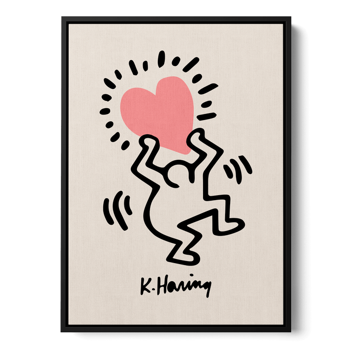Man Holding Heart Canvas
