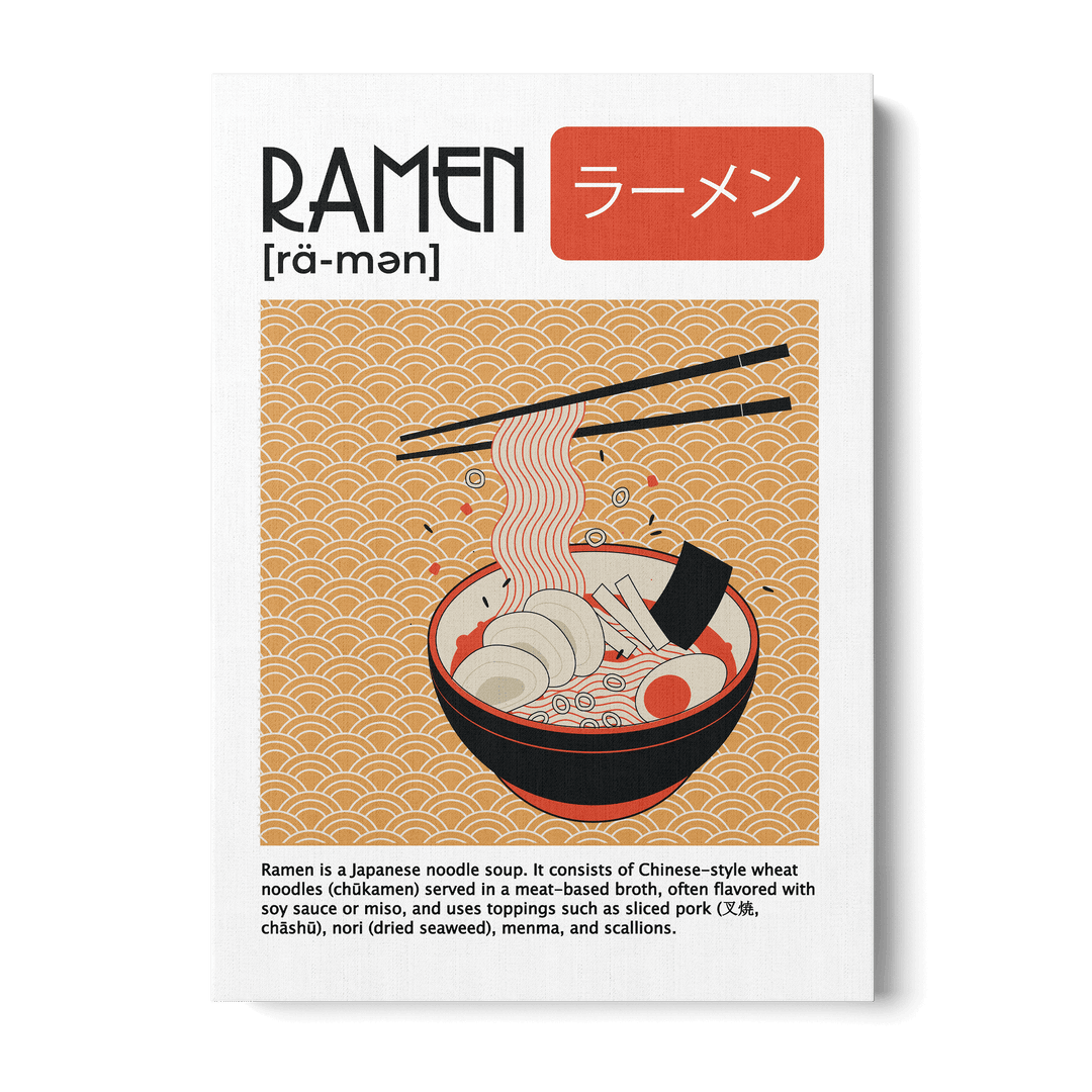 Ramen Definition Canvas