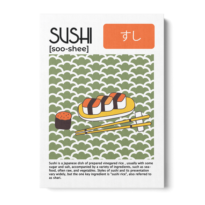 Sushi Definition Canvas