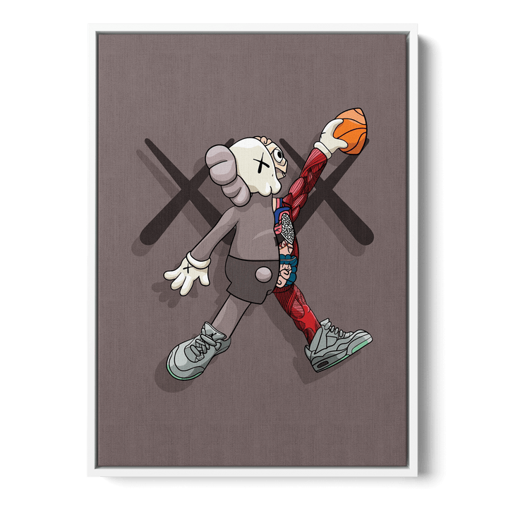 KAWS Basketball Canvas