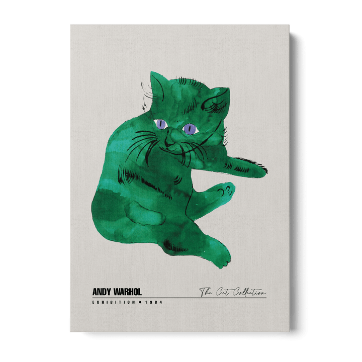 Green Cat Canvas