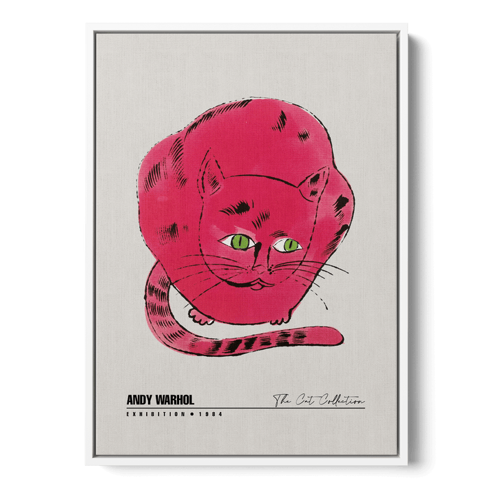 Pink Cat Canvas