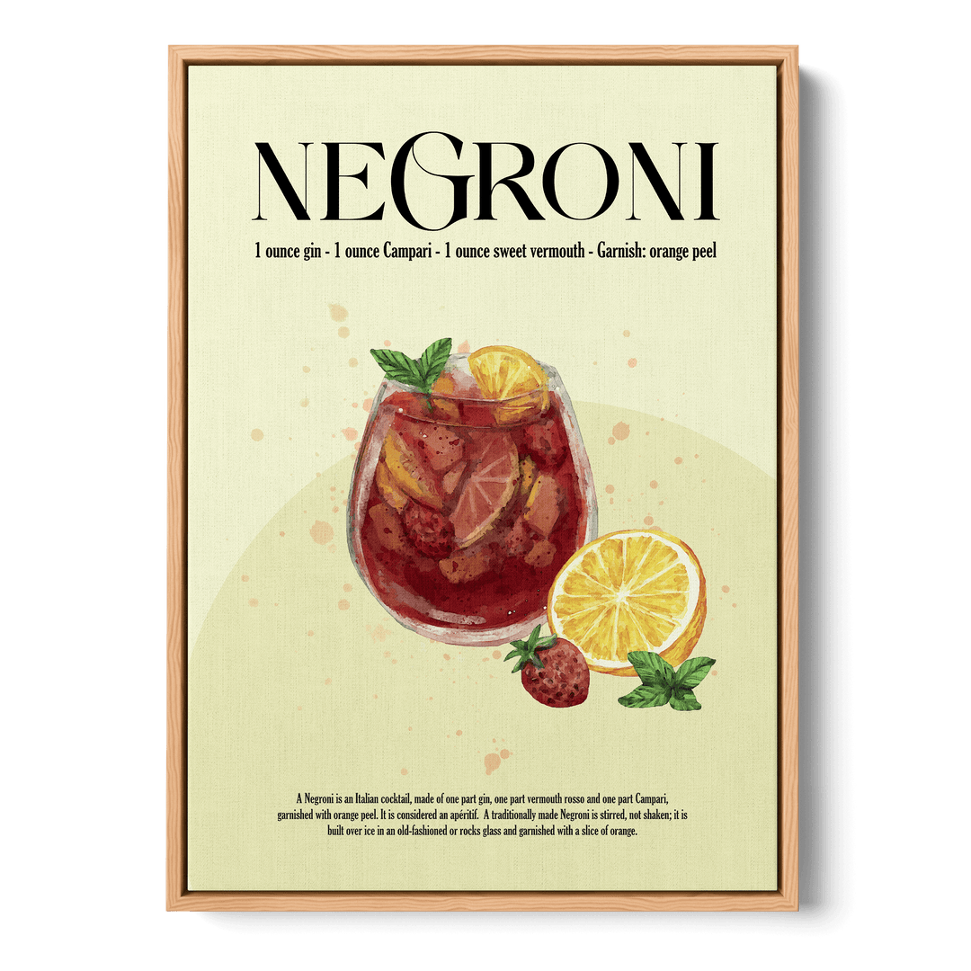 Negroni Canvas
