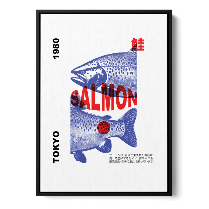 Salmon Tokyo Canvas