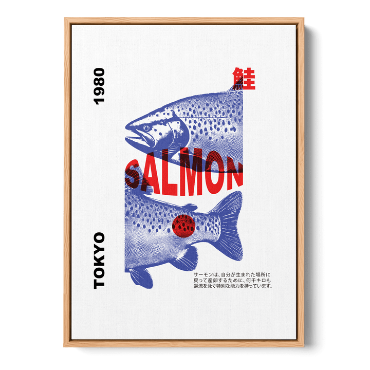 Salmon Tokyo Canvas