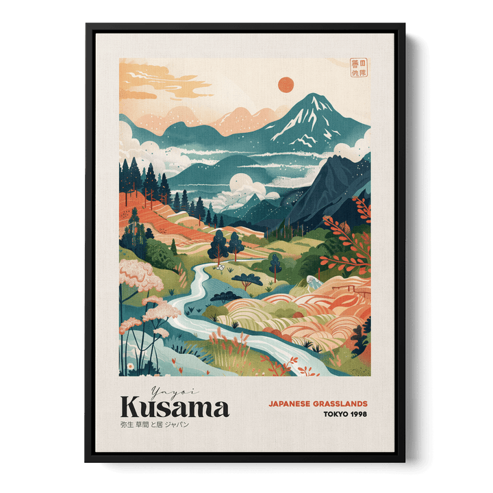 Yayoi Kusama - Japanese Grasslands Canvas
