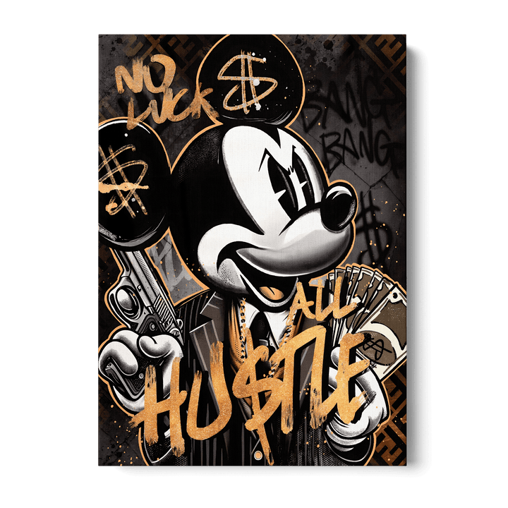 No Luck All Hustle Canvas
