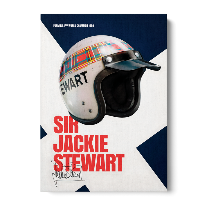 Sir Jackie Stewart Formula Icons Canvas