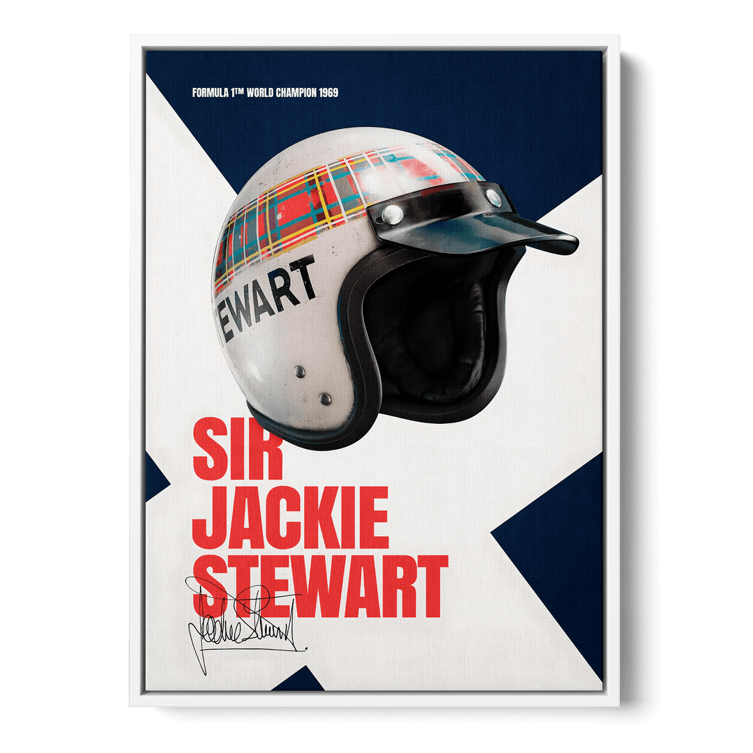 Sir Jackie Stewart Formula Icons Canvas