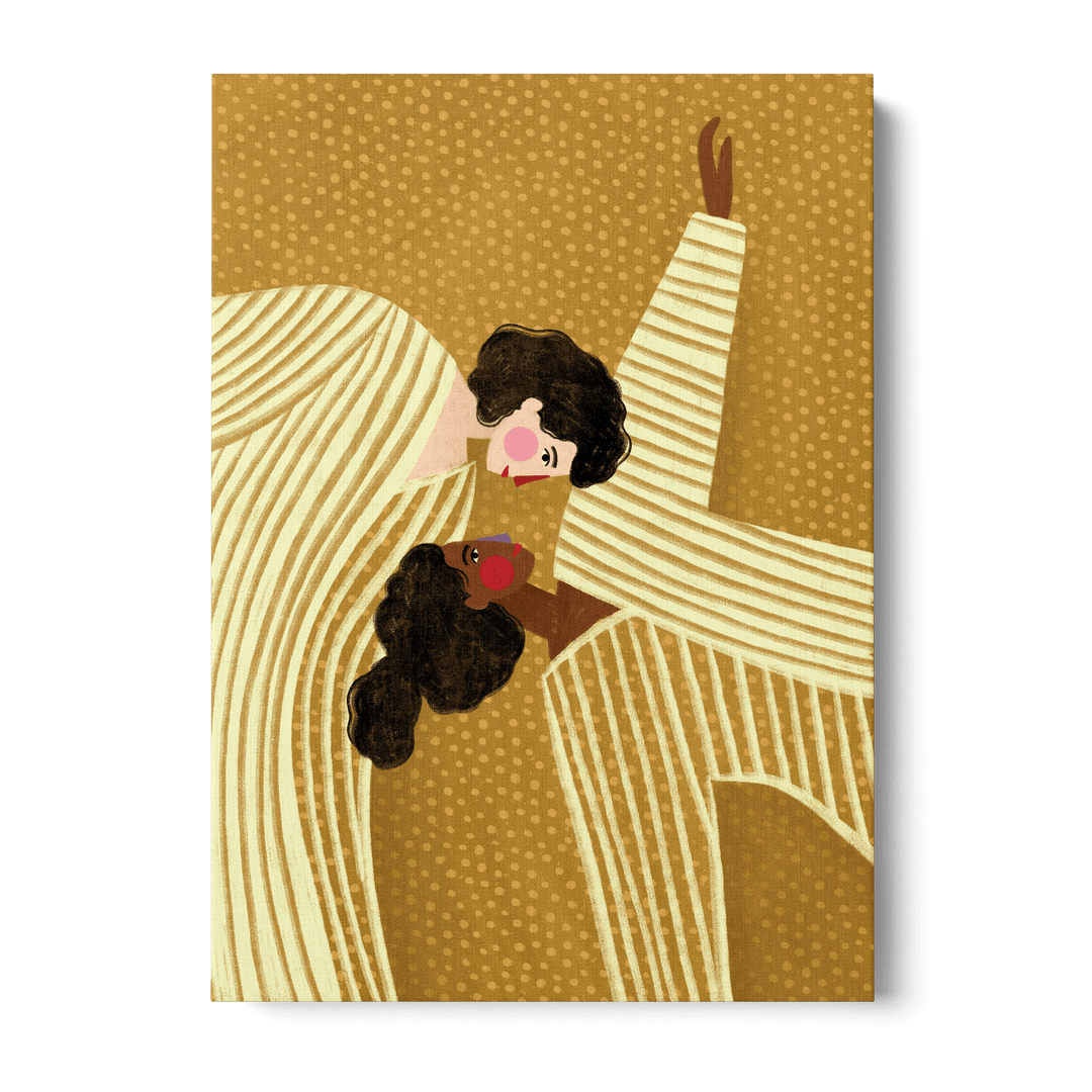 Two Line Women Canvas
