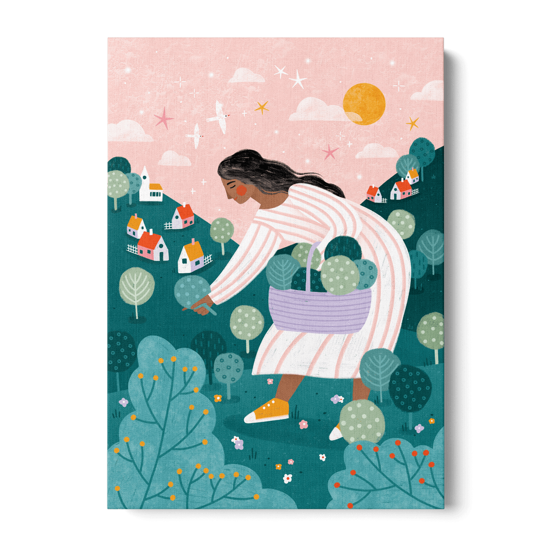 Tree Picking Canvas