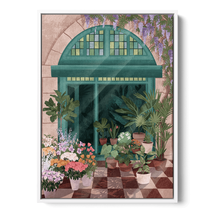 French Flowershop Canvas