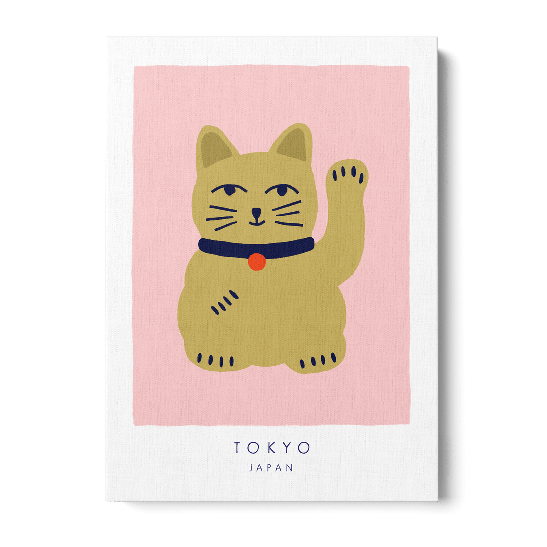 Lucky Cat Canvas