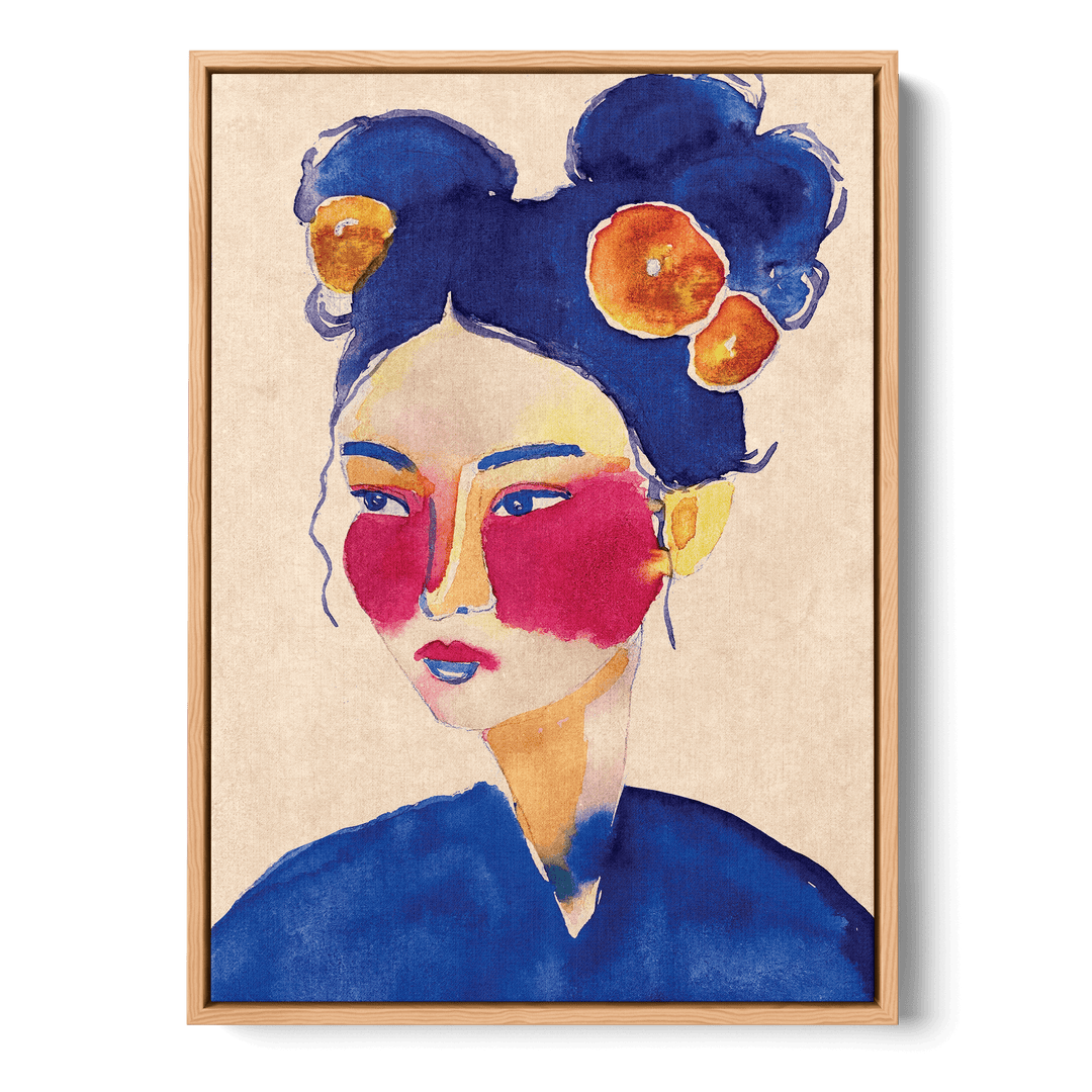 Asian Girl Canvas