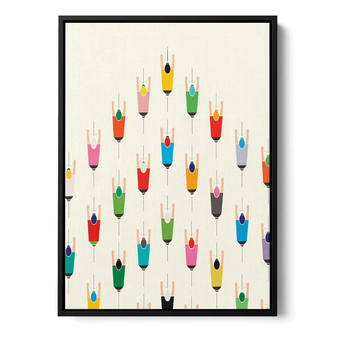 Leading The Pack Canvas
