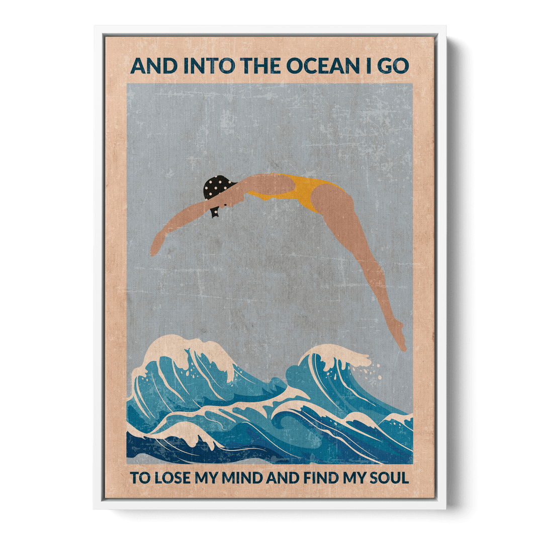 Into The Ocean Canvas