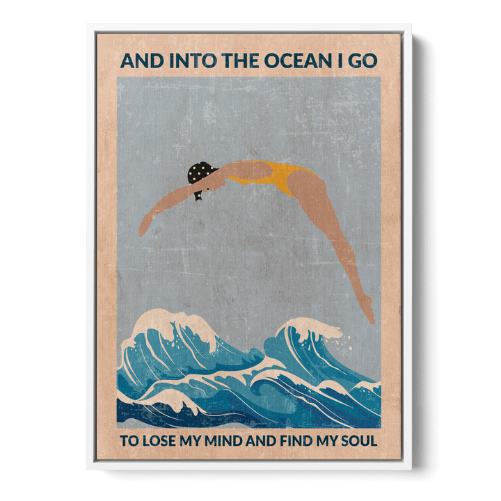 Into The Ocean Canvas