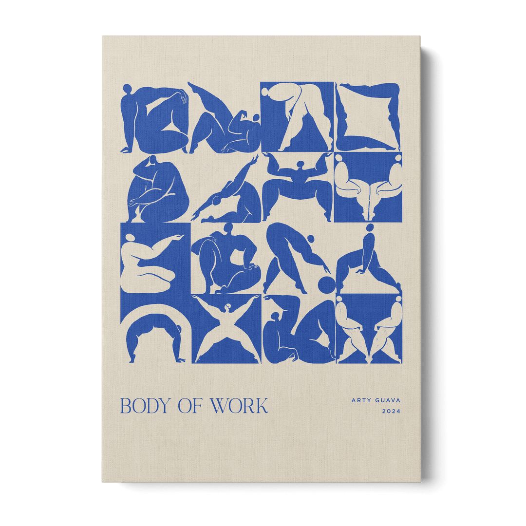 Body Of Work Blue Canvas