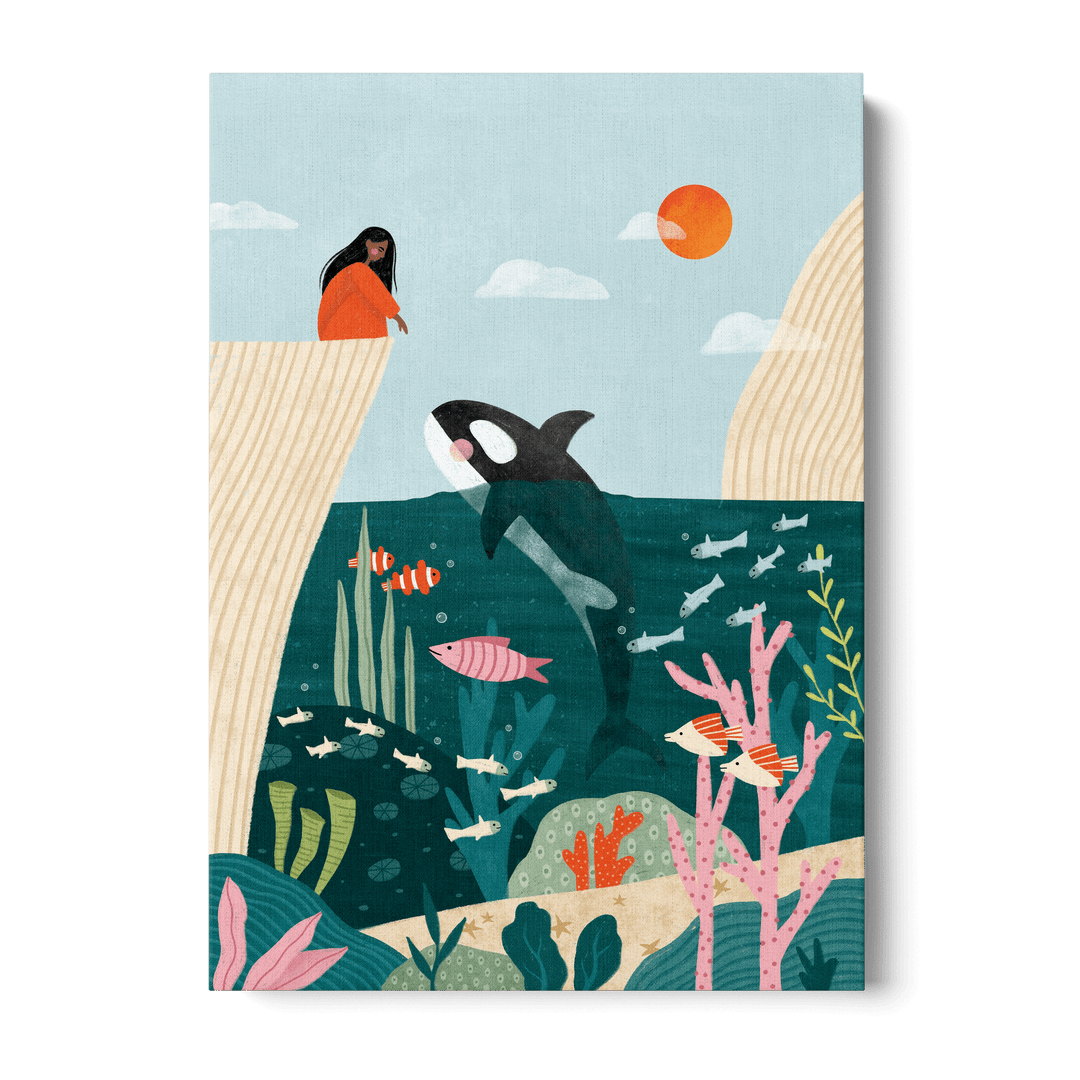 Underwater Scene Canvas