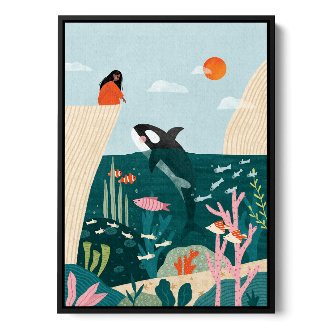 Underwater Scene Canvas