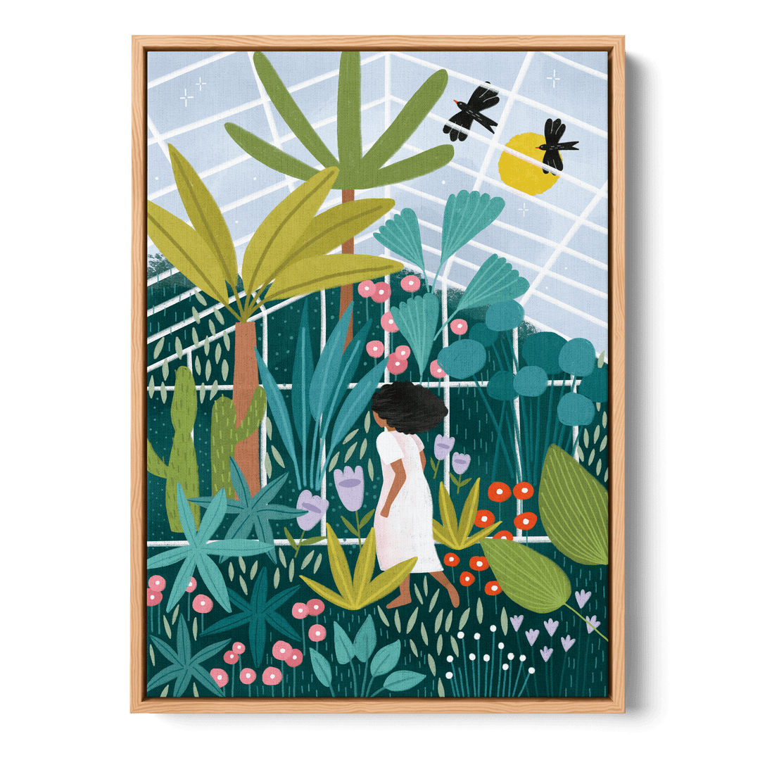 In The Green House Canvas