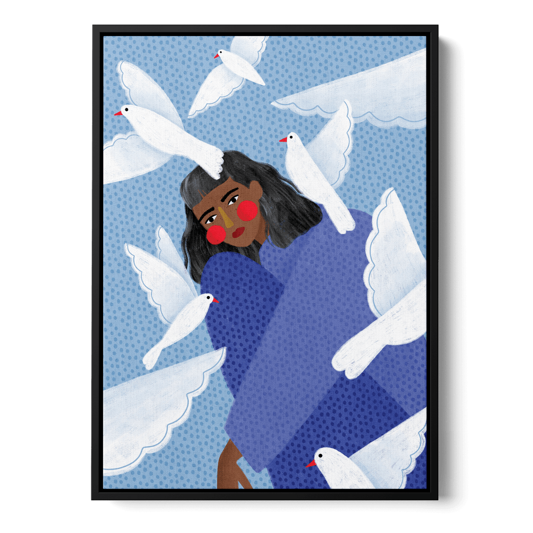 Serenity In Flight Canvas