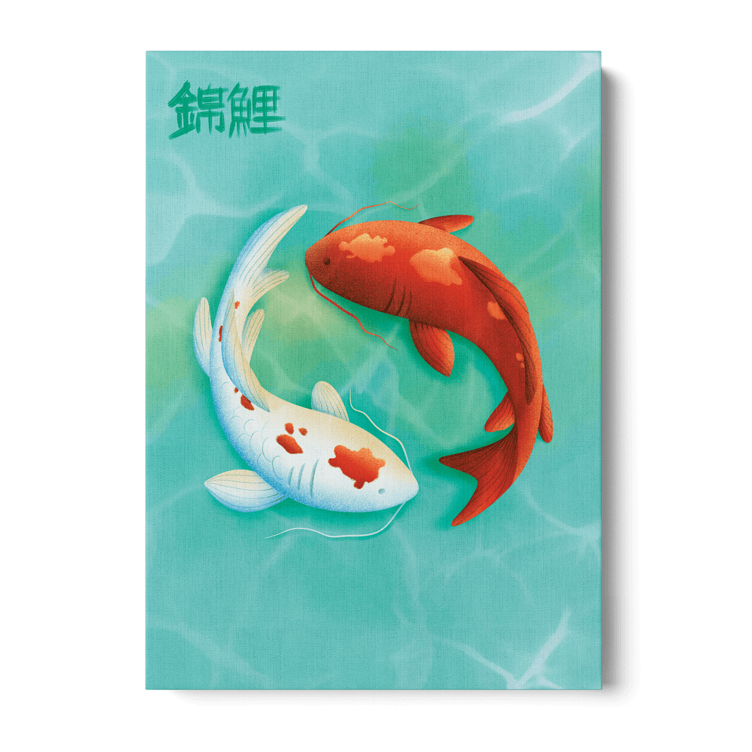 Koi Love Canvas