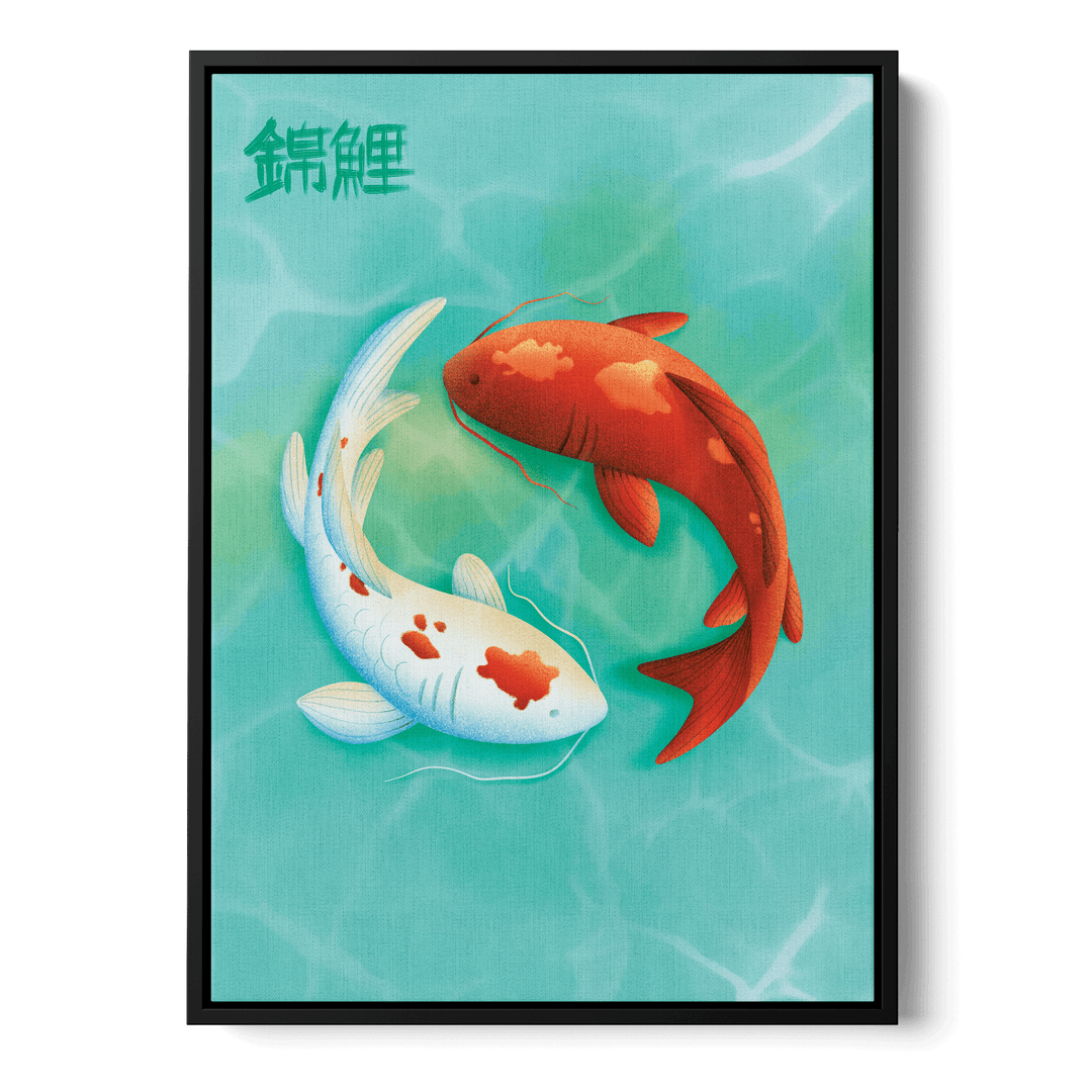 Koi Love Canvas