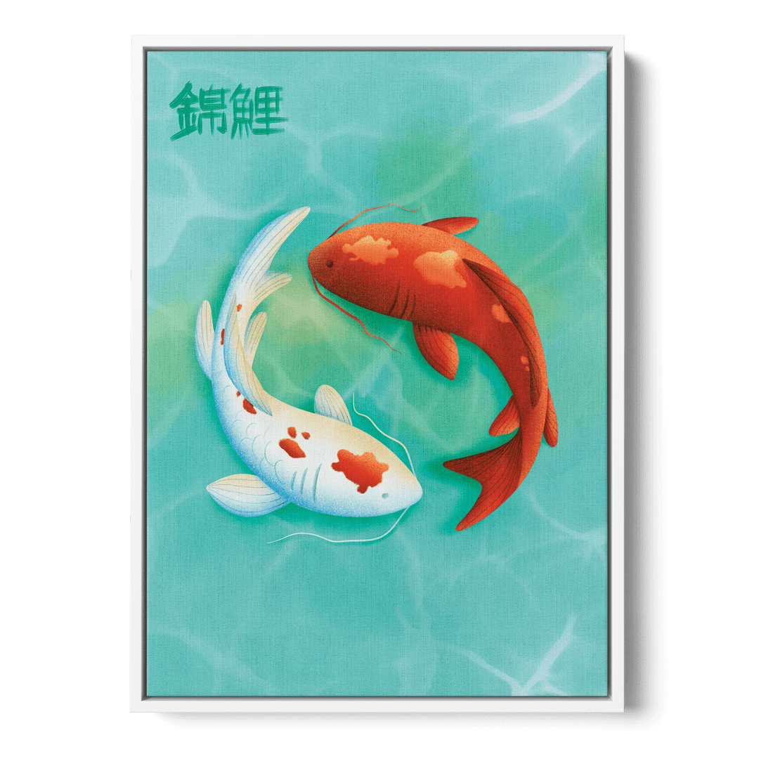 Koi Love Canvas