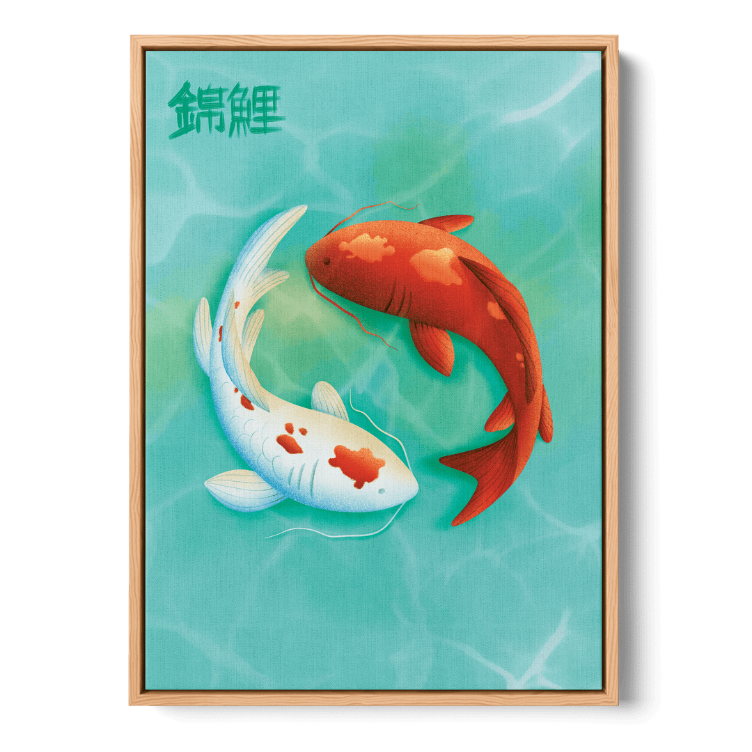 Koi Love Canvas