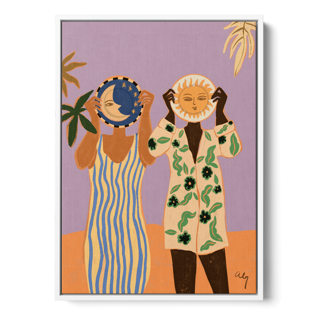 Sun And Moon Canvas