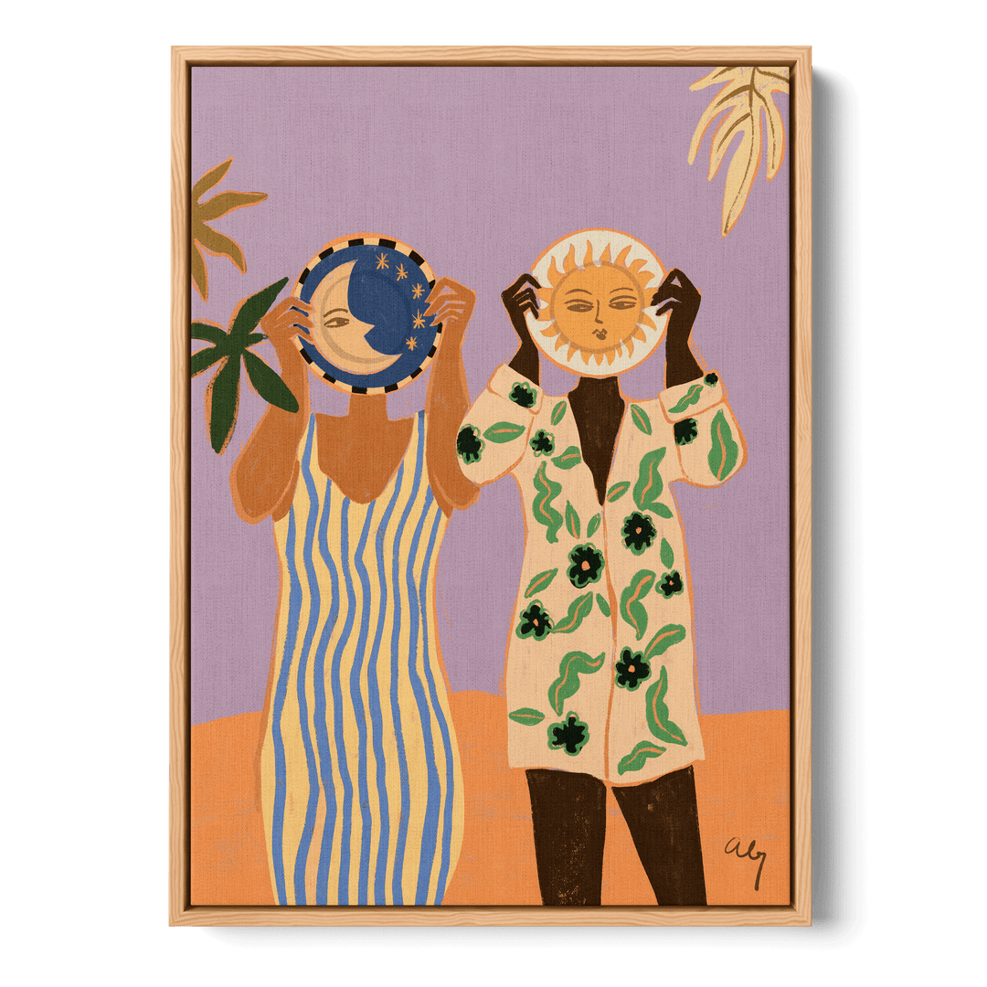 Sun And Moon Canvas