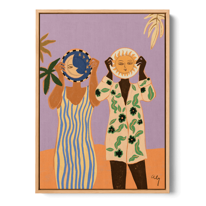 Sun And Moon Canvas