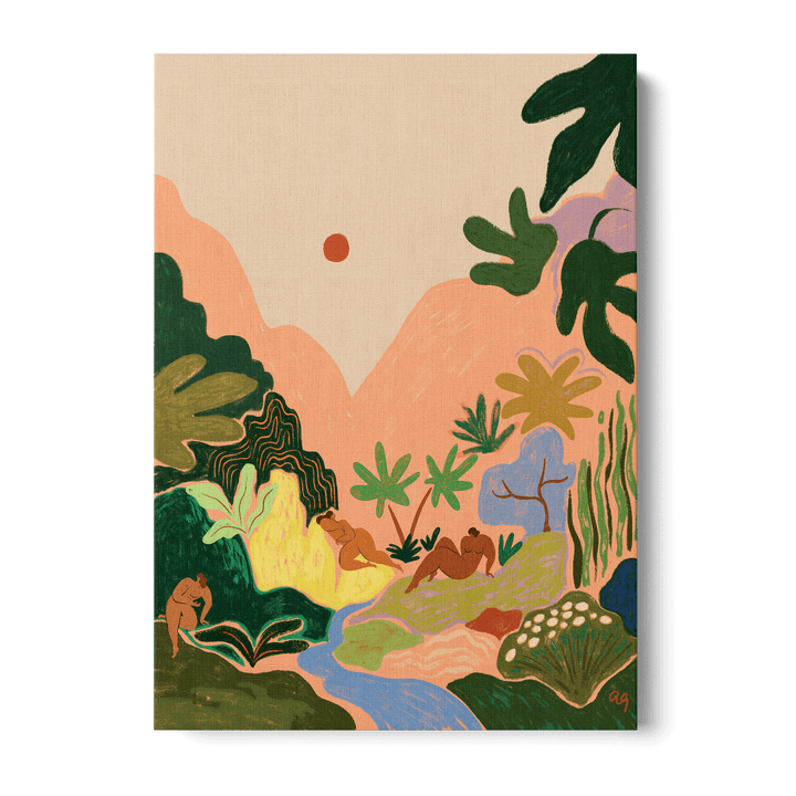 Pastel Paradise Canvas