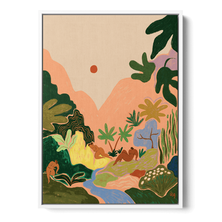 Pastel Paradise Canvas