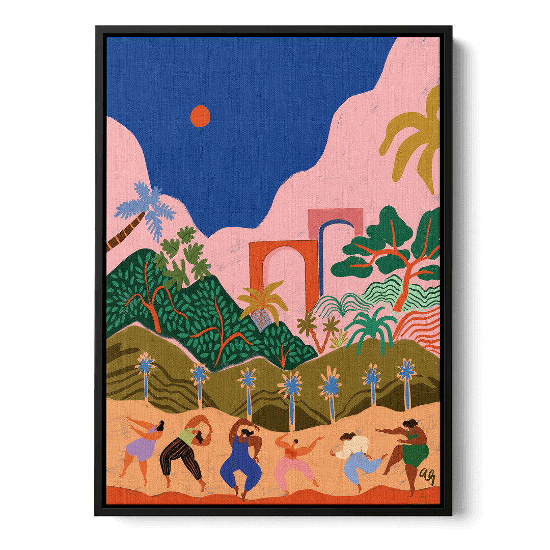 Tropical Dance Bliss Canvas