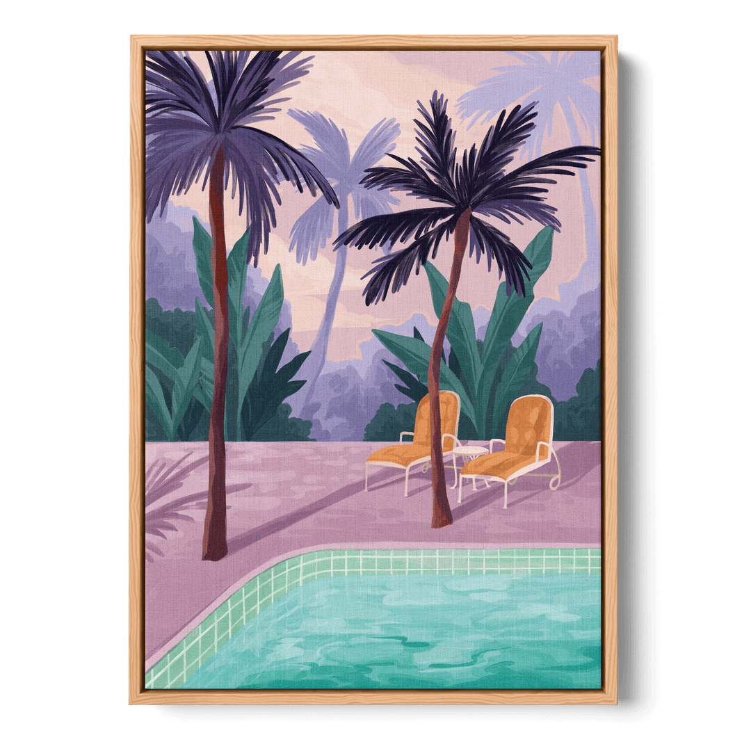 Two Sunbeds Canvas