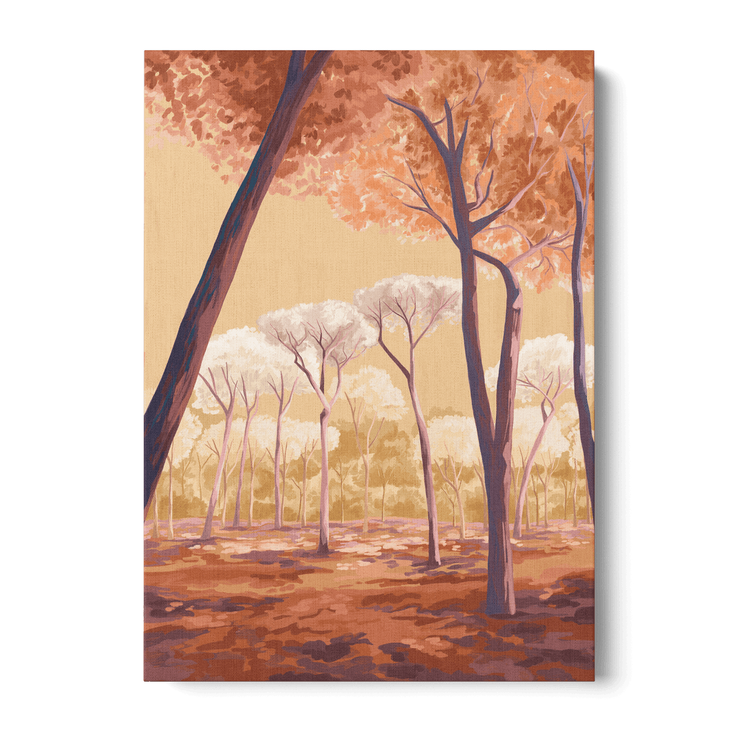 Warm Trees Canvas