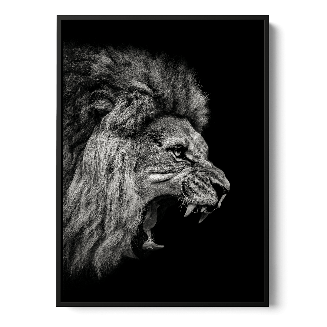 Roaring Lion Canvas