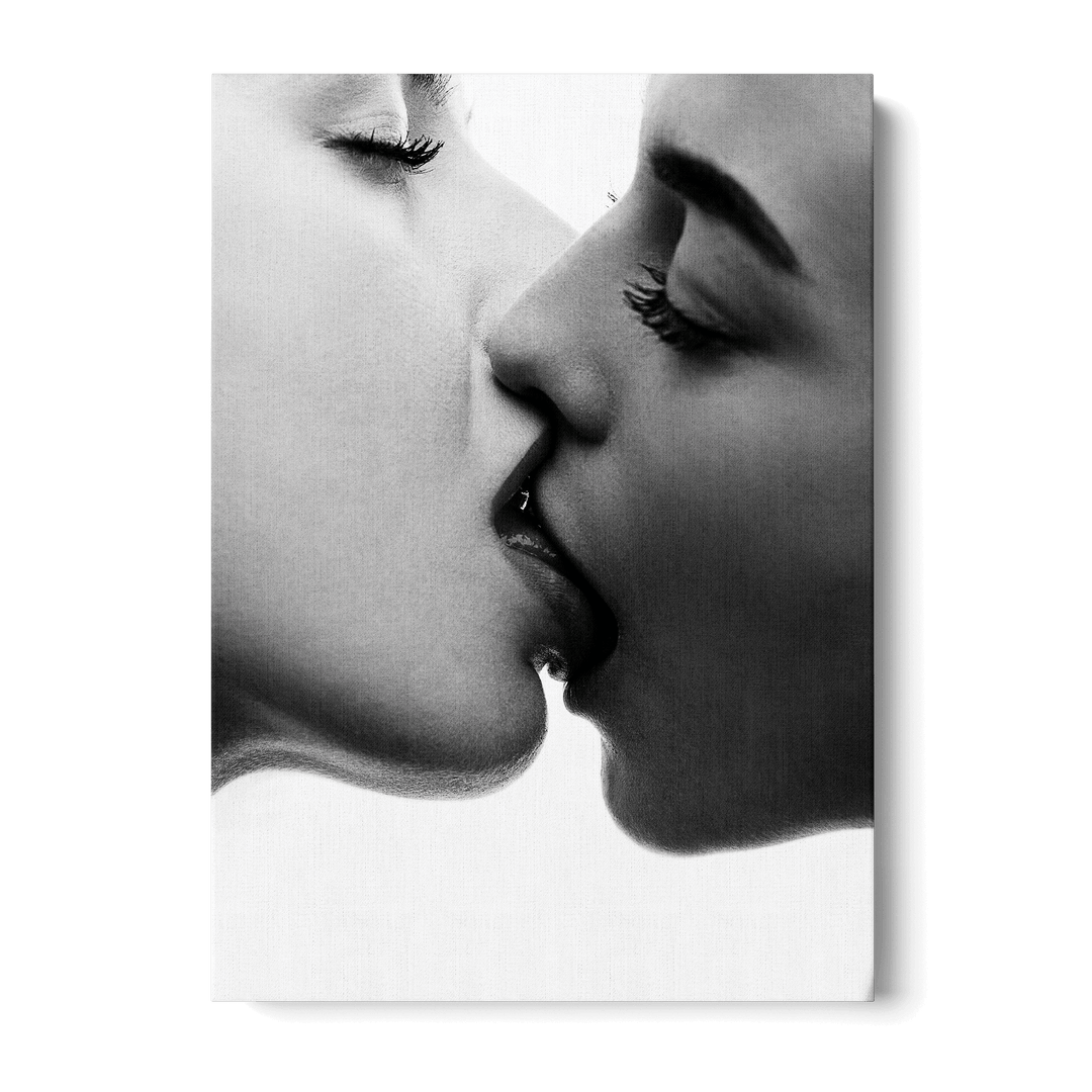Sensual Kiss Canvas