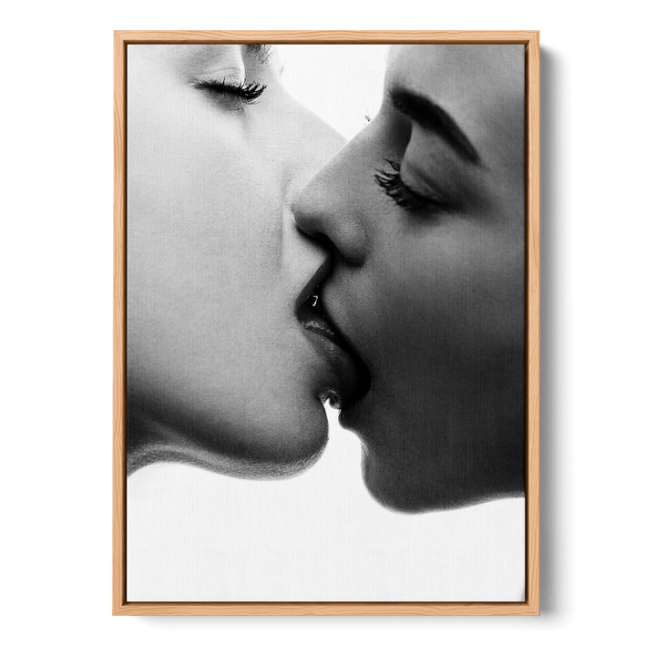Sensual Kiss Canvas