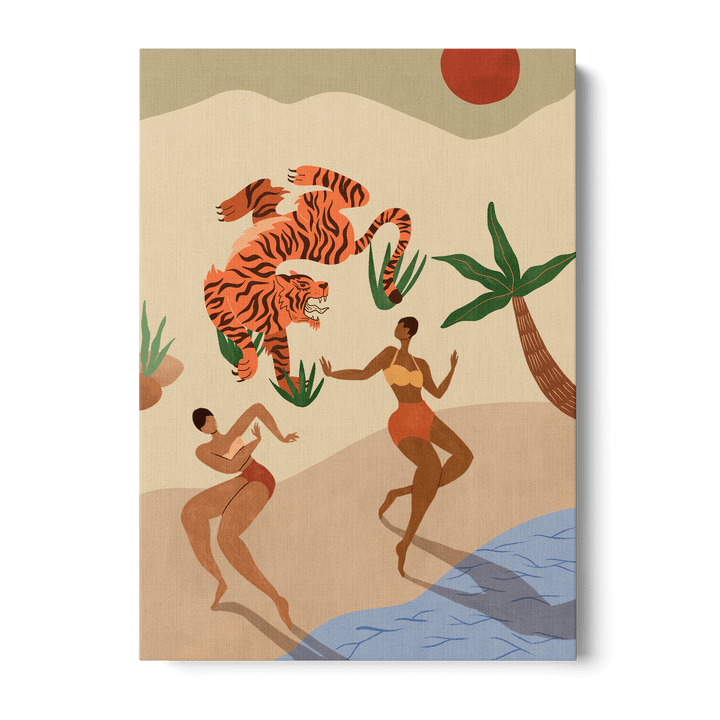 Dancing Tiger Canvas