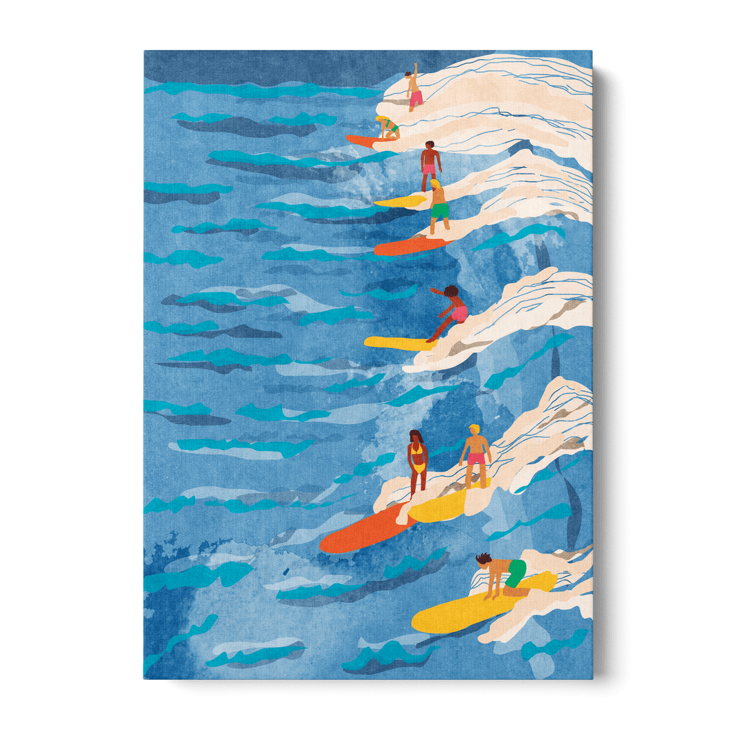 Chilled Surfing Canvas
