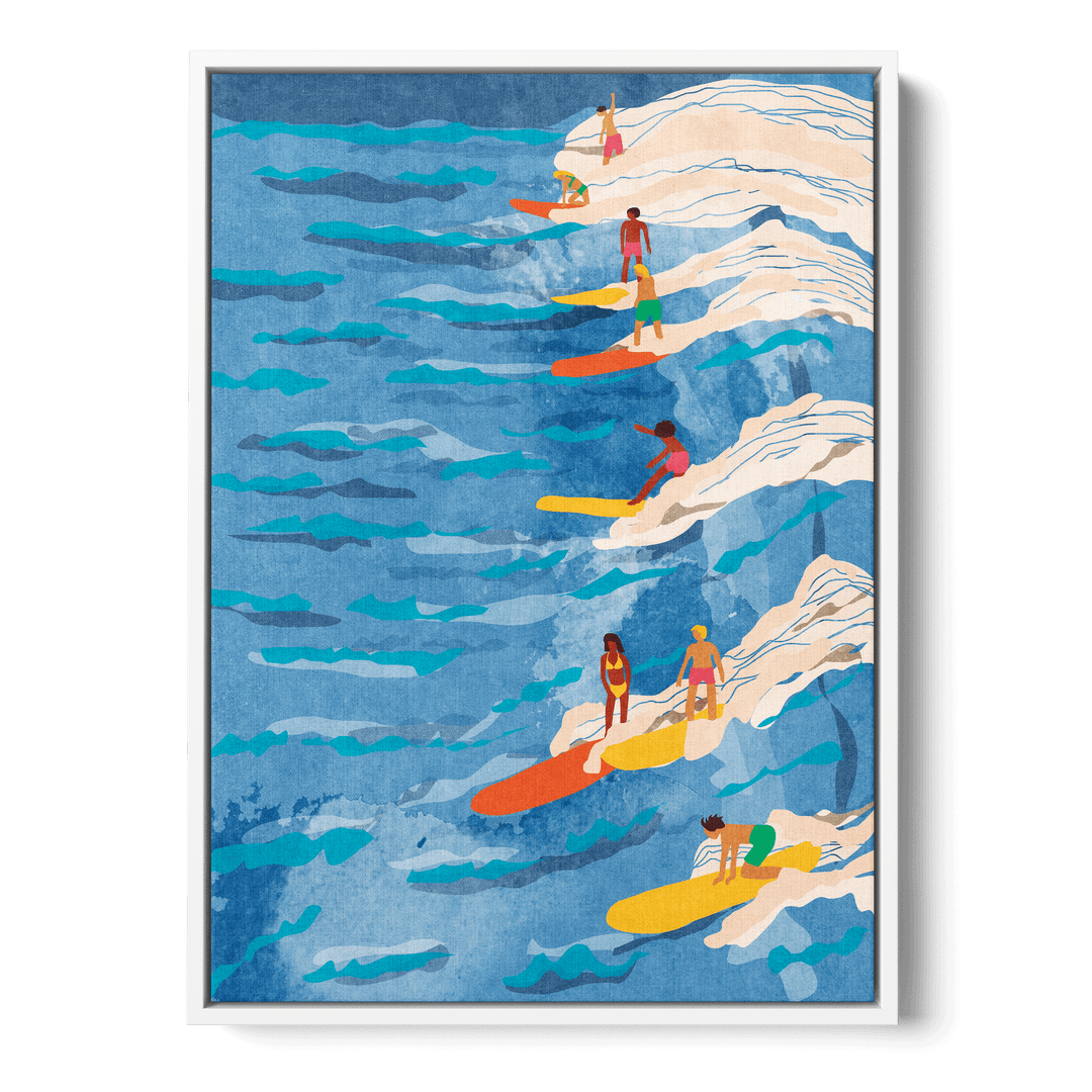 Chilled Surfing Canvas