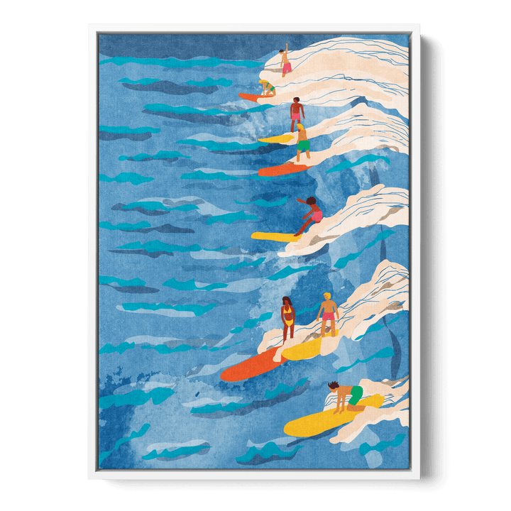 Chilled Surfing Canvas