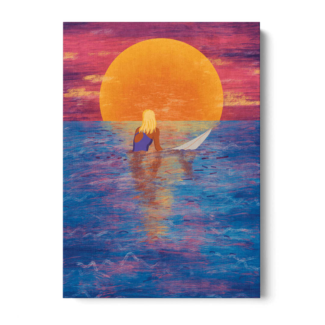 Surfer Girl Canvas