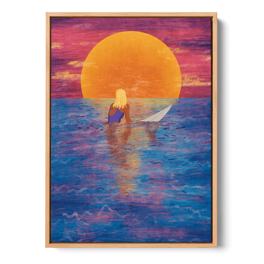 Surfer Girl Canvas