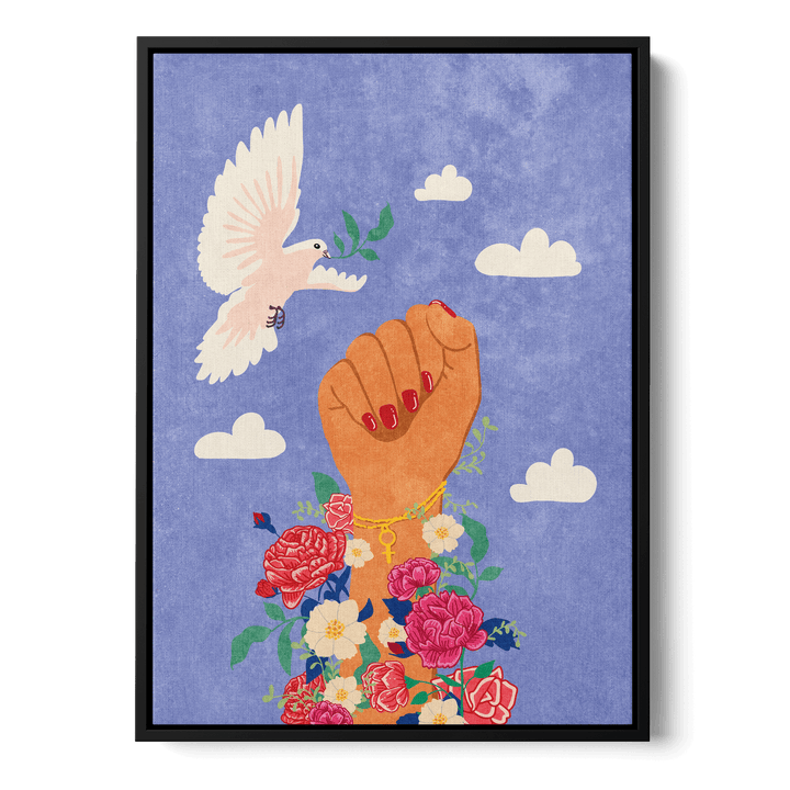 Feminist Fist Canvas