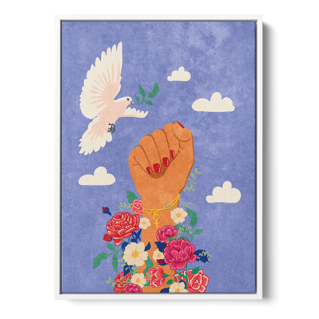 Feminist Fist Canvas